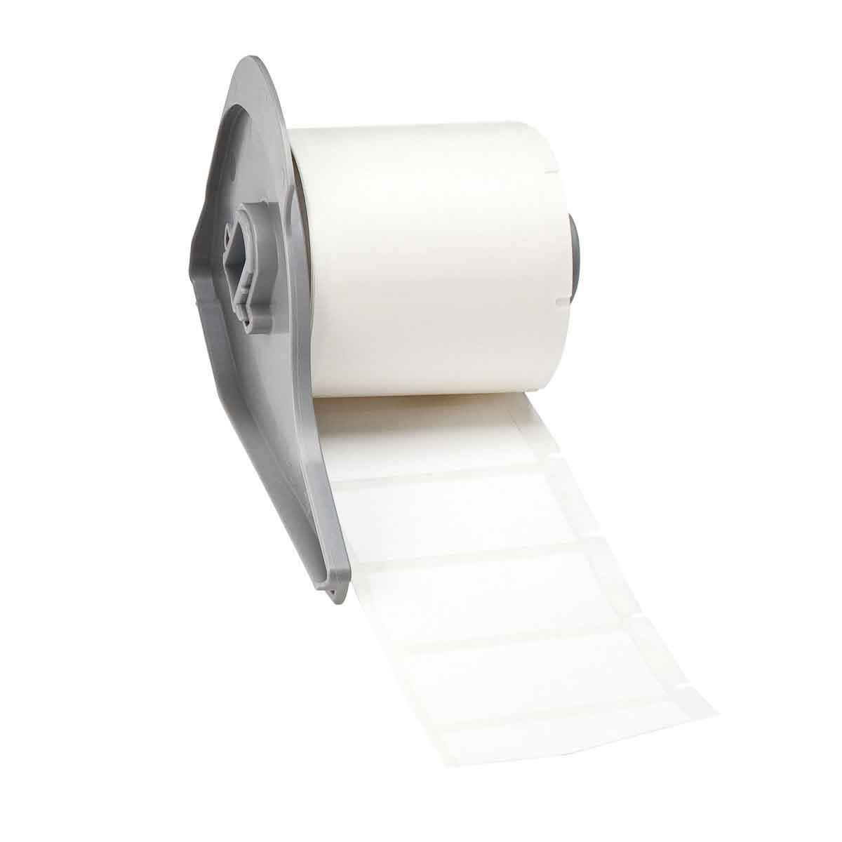 Etiquettes en polyester blanc mat pour codes-barres pour étiqueteuse BMP71