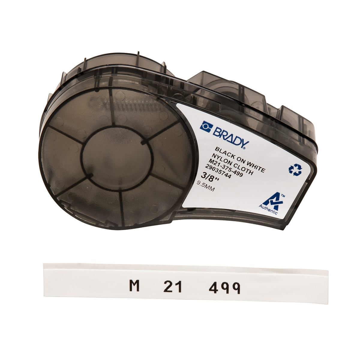 Étiquettes en tissu nylon pour panneaux de connexion, fils et câbles pour étiqueteuses M211 et M210