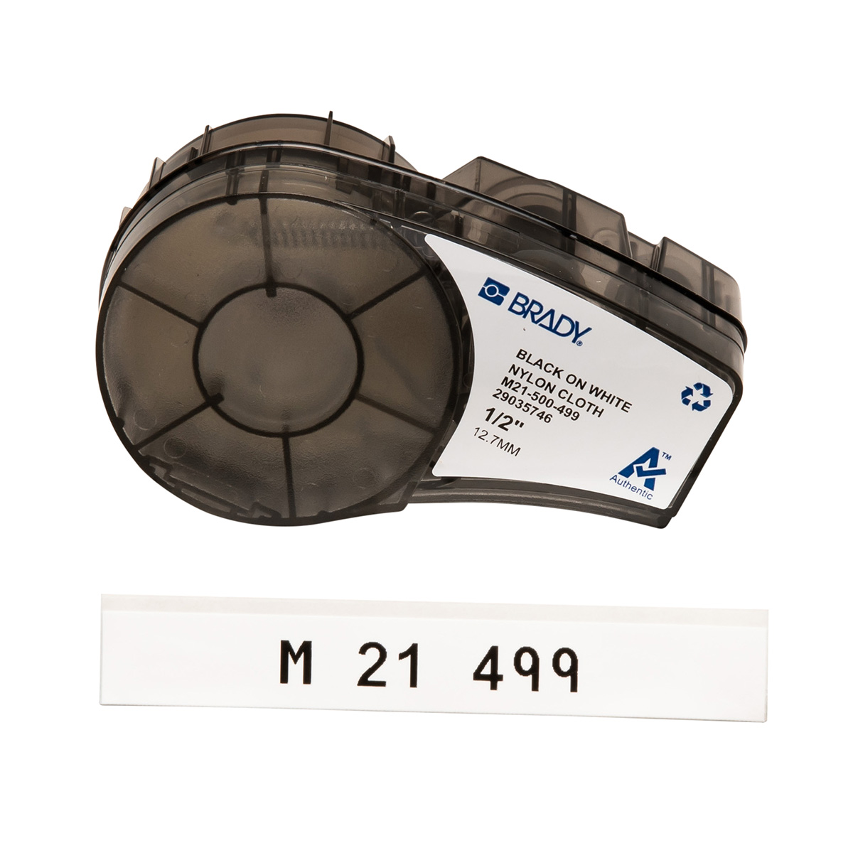 Étiquettes en tissu nylon pour panneaux de connexion, fils et câbles pour étiqueteuses M211 et M210