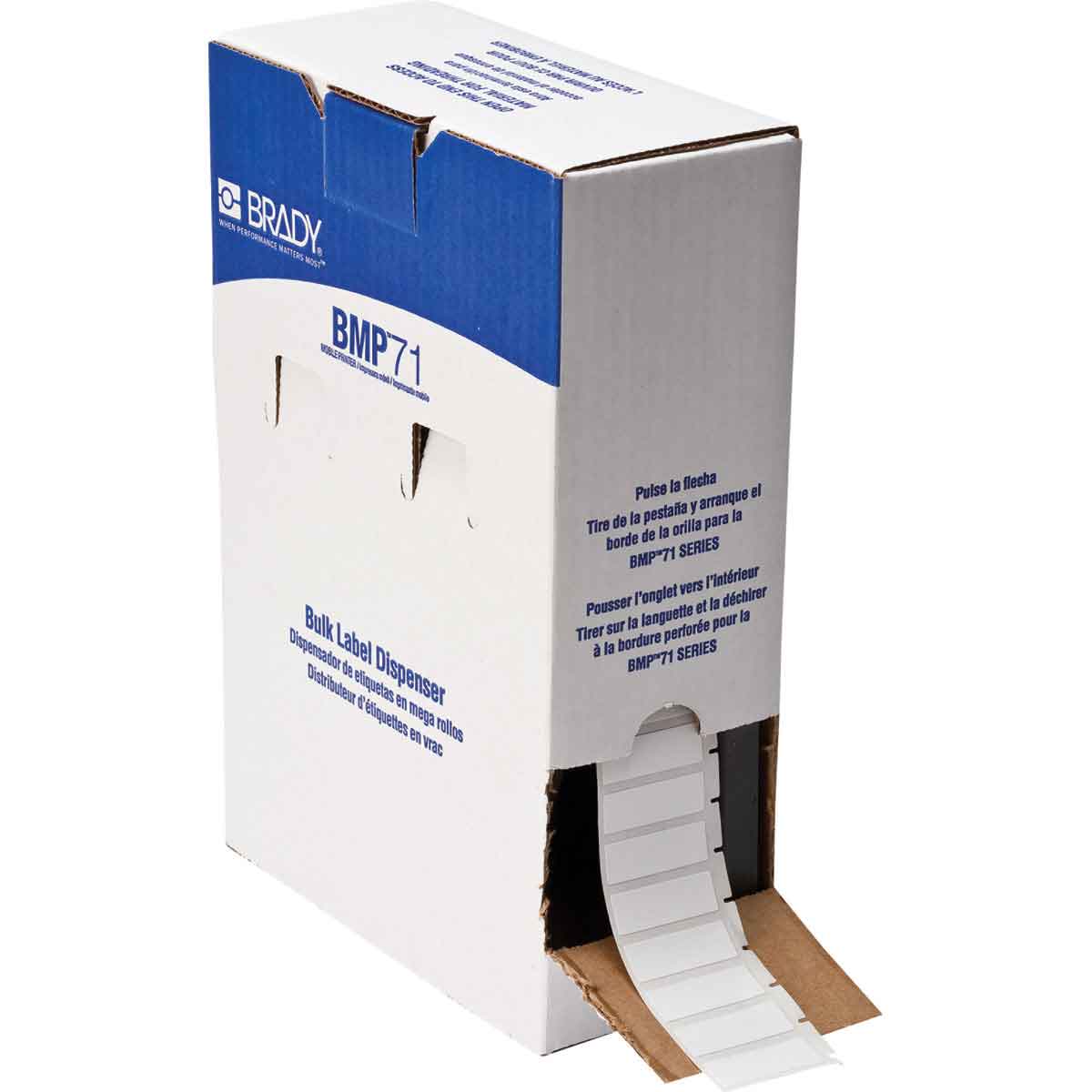 Étiquettes en tissu vinyle repositionnables en gros conditionnement pour étiqueteuses BMP71, BMP61, M611 et TLS2200