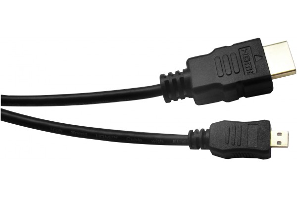 Cordon HDMI HighSpeed avec Ethernet micro HDMI 3,00m