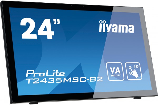 Ecran IIYAMA ProLite T2435MSC-B2 DVI/HDMI/DP/USB + HP - 24