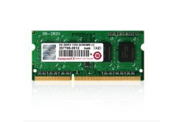Mémoire TRANSCEND SODIMM 1Rx8 DDR3L PC3-12800/1600MHz 4Go