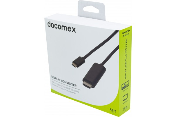 DACOMEX Cordon USB 3.2 vers HDMI 1,8 m