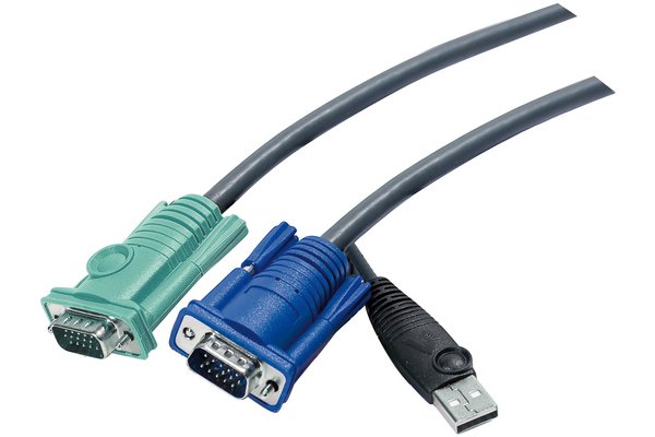 Aten 2L5205U cable Pieuvre KVM VGA/USB - 5,00M