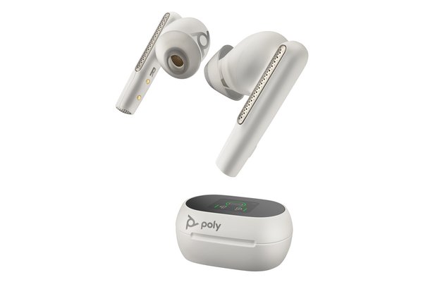 POLY Voyager Free 60+ Teams écouteurs BlueTooth Blanc USB-A