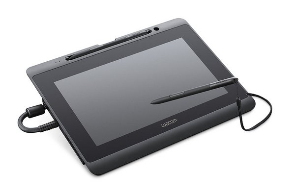 WACOM Tablette de signature avec écran LCD 10   + Stylet - HDMI - USB - Noir