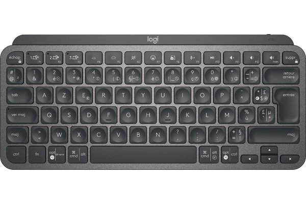 MX Keys Mini Minimalist Wireless Illuminated Keyboard - GRAPHITE - FRA - CENTRA