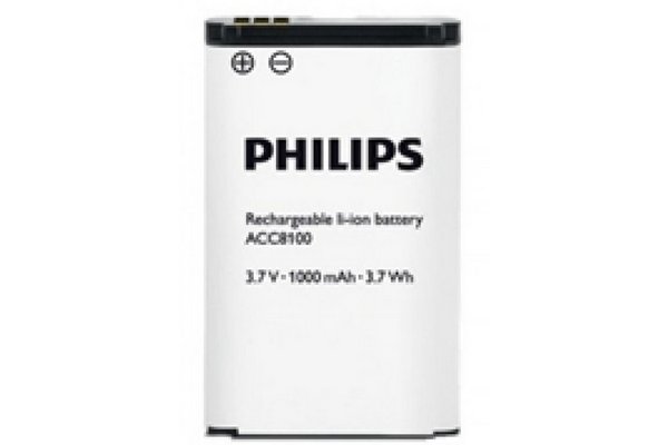 PHILIPS Accu rechargeable ACC8100 pour Pocket-Mémo DPM6000 et DPM7200