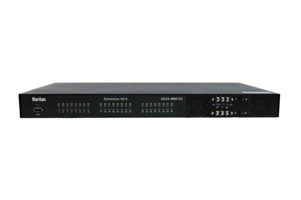 RARITAN DSX2-48M-DC Console Serveur 48 ports série dual-Power DC/Gigabit +modem