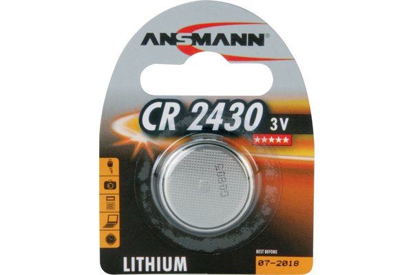 ANSMANN Piles lithium 5020092 CR2430 blister de 1