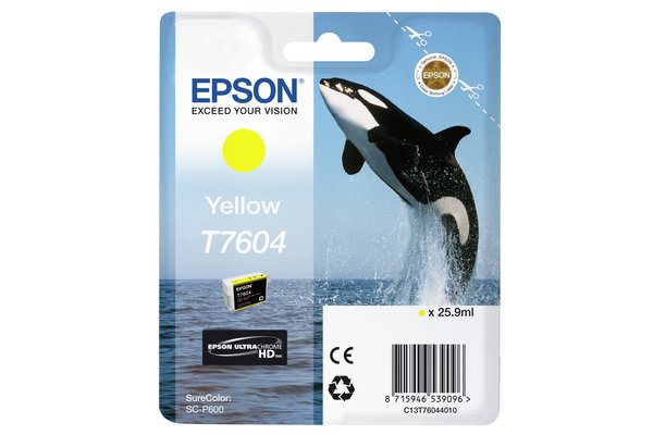 Cartouche EPSON C13T76044010 T7604 - Yellow