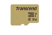 TRANSCEND Carte micro SDHC UHS I 500S Class 10 8 Go adaptateur SD inclus