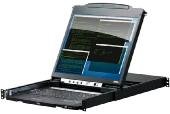 ATEN CL5800 Console LCD 19   Dual Rail 1 port VGA/USB-PS2