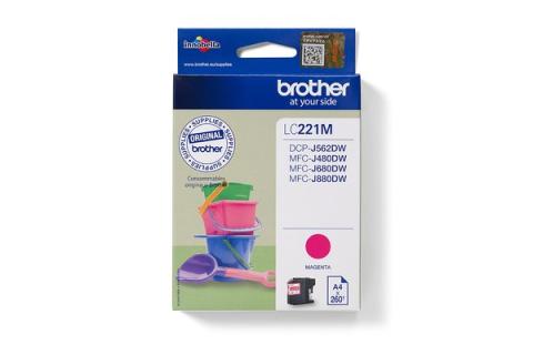 Cartouche BROTHER LC221M - Magenta