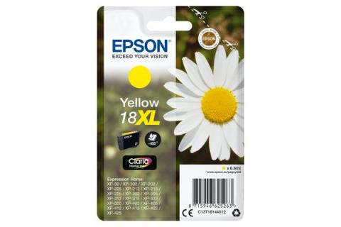 Cartouche EPSON C13T18144012 18XL - Yellow