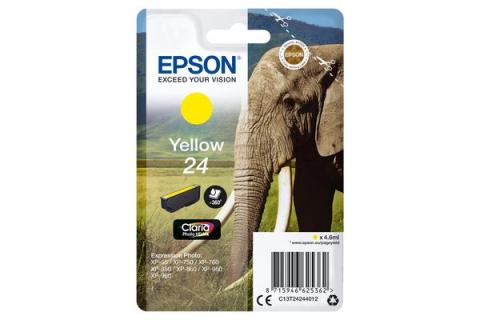 Cartouche EPSON C13T24244012 24 - Yellow