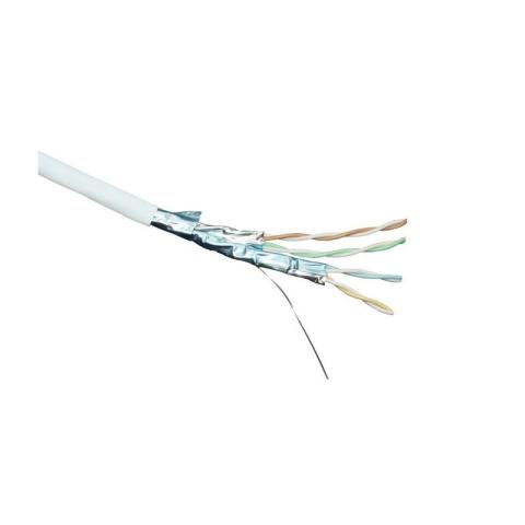Câble à paire torsadée et blindée en S U/FTP LSOH - Catégorie 6A - Gaine blanche