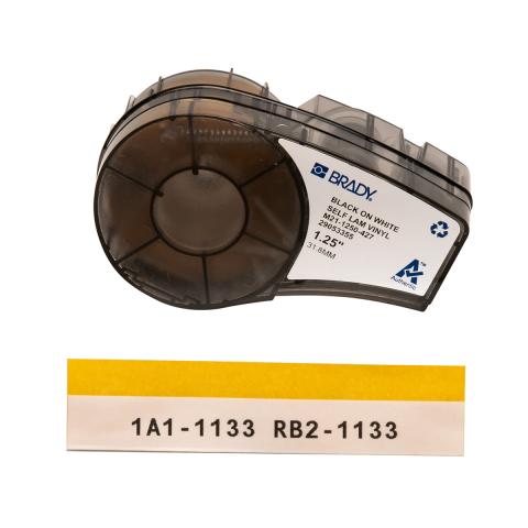 Étiquettes auto-protégées en vinyle pour fils et câbles pour étiqueteuses M211 et M210