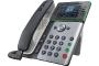 Poly Edge E350 Téléphone VoIP PoE 8 comptes SIP  LCD 2.8   USB-C WiFi & BlueTooth