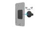 MOBILIS Support magnétique grille d aération voiture U.FIX pour smartphone -Noir